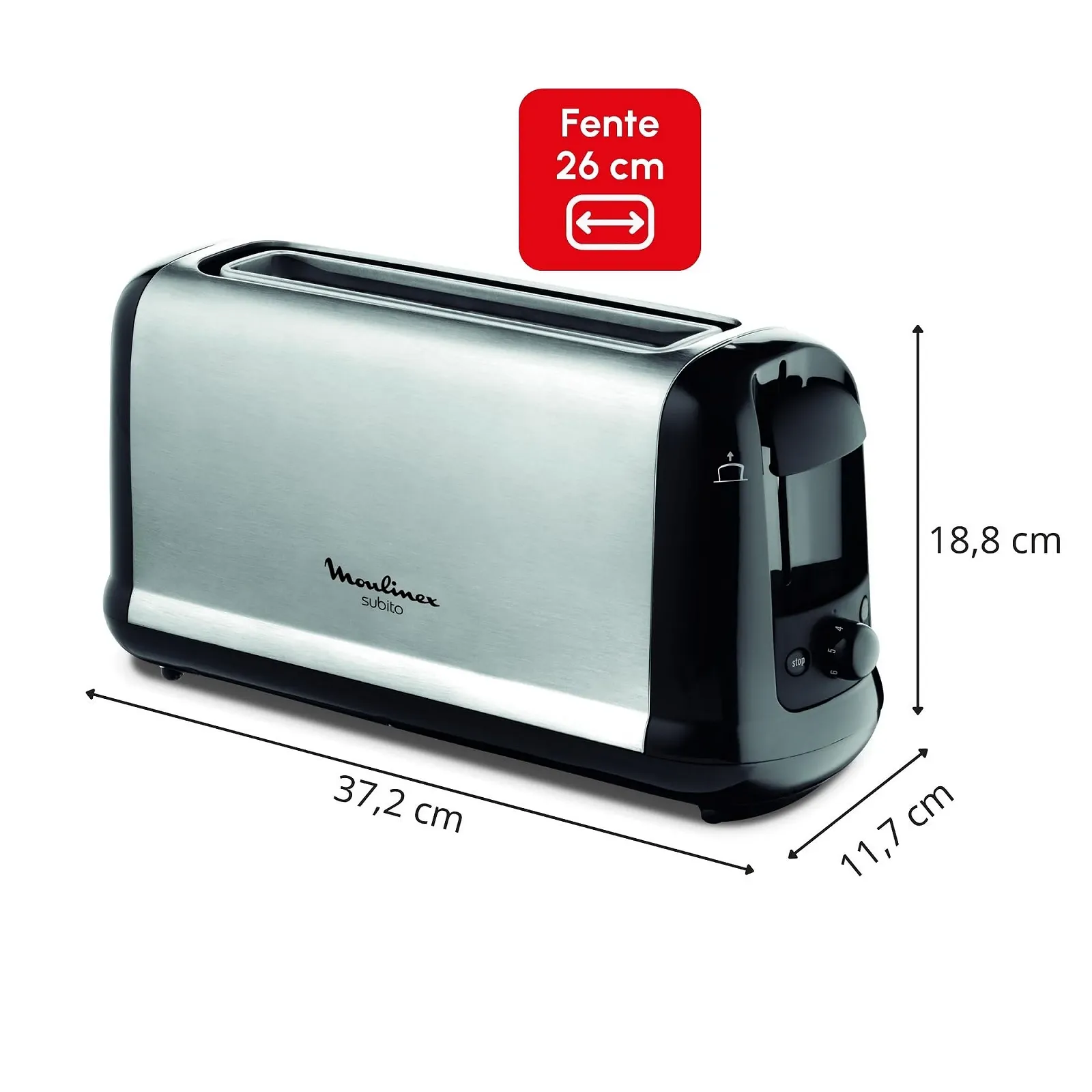 Тостер Moulinex Subito 1000 Вт, фото №2