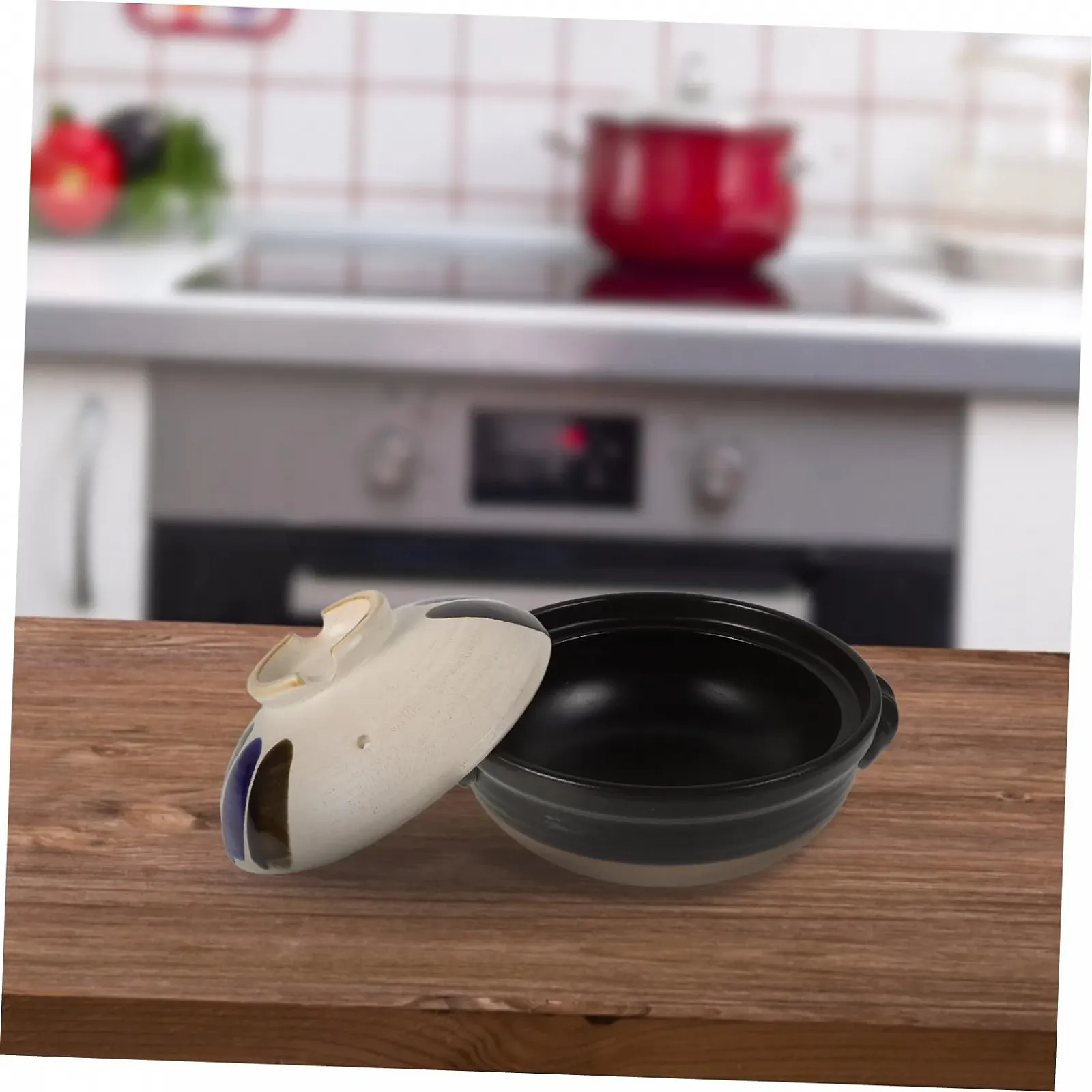 Кастрюля GALPADA Japanese Stoneware с крышкой термостойкая, фото №5