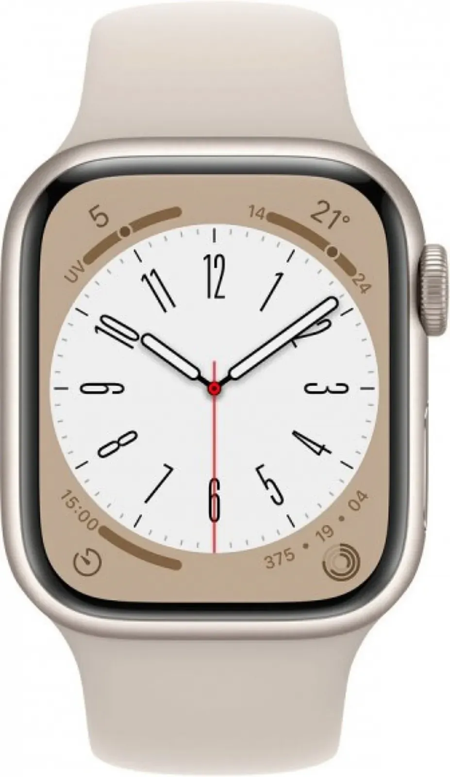 Смарт-годинник Apple Watch Series 8 GPS + Cellular 41mm Starlight Aluminum Case with Starlight Sport Band, фото №2 Смарт-годинник Apple Watch Series 8 GPS + Cellular 41mm Starlight Aluminum Case with Starlight Sport Band, фото №2