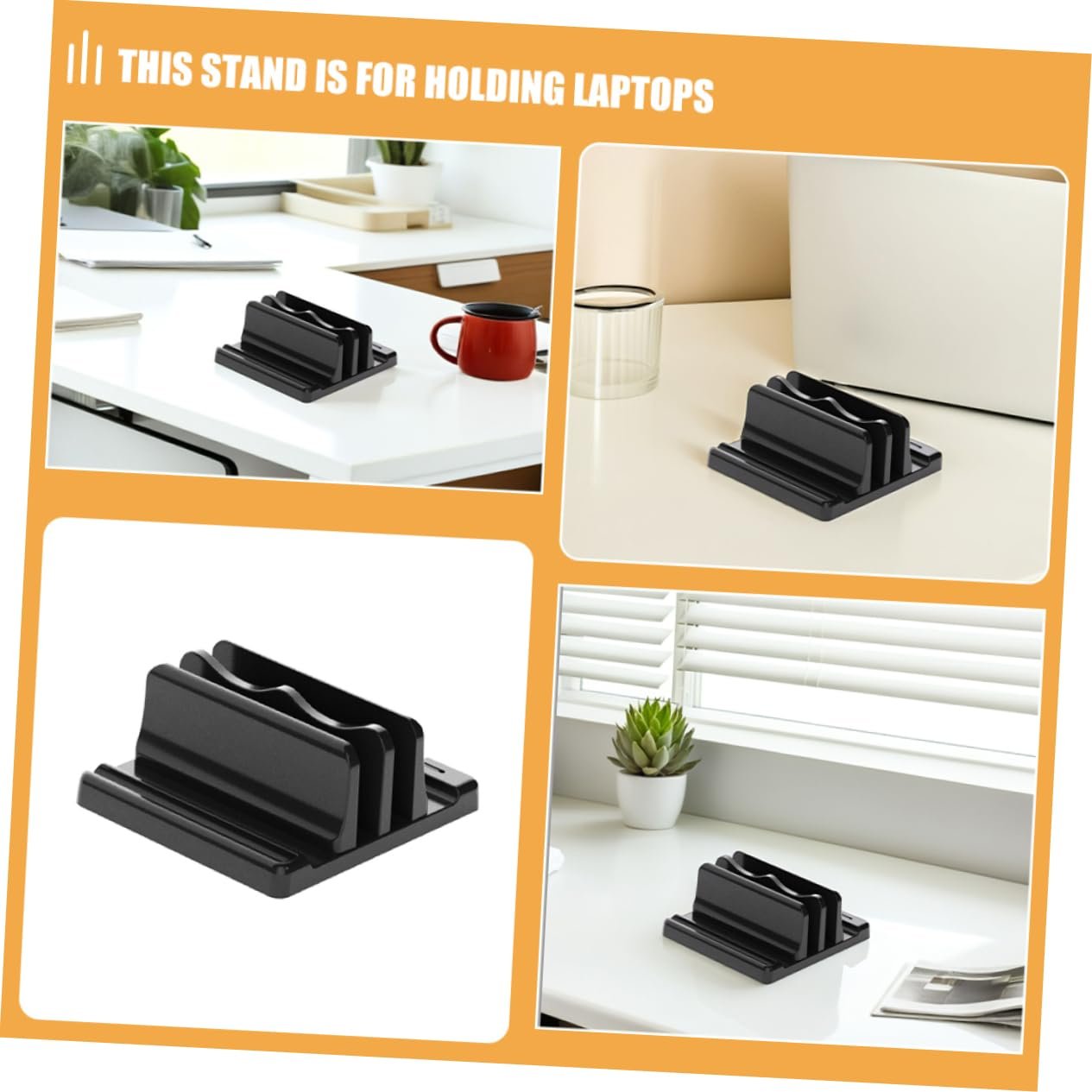 Вертикальная Подставка Держатель для ноутбуков и планшетов для стола для экономии места в офисе, фото №7