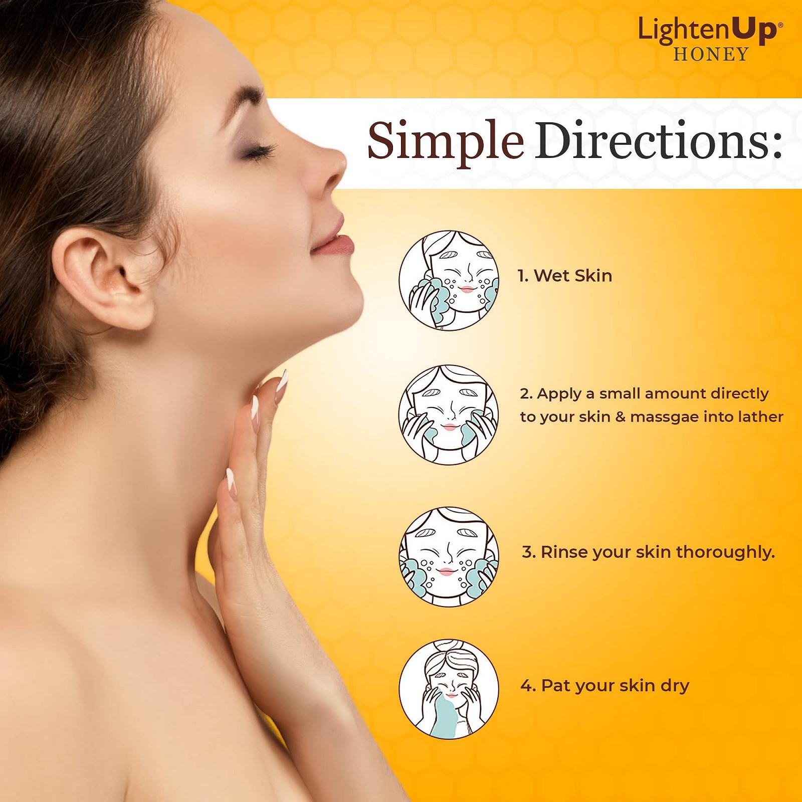 Гель для миття тіла LightenUp Honey Body Wash з маслом ши 500 мл / 16.9 рідк. унц., фото №6 Гель для миття тіла LightenUp Honey Body Wash з маслом ши 500 мл / 16.9 рідк. унц., фото №6