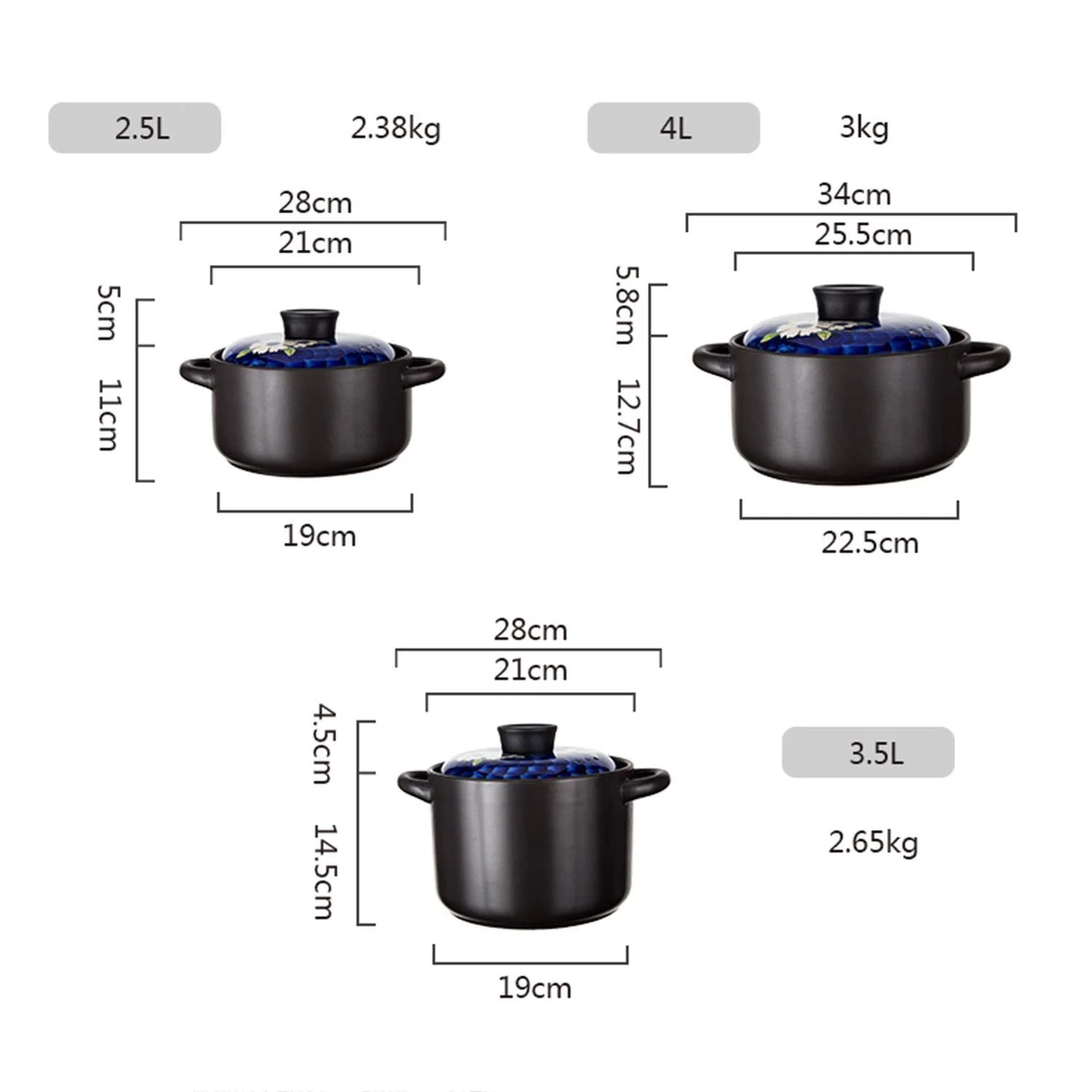 Каструля AIBAB, 4 л, фото №6 Каструля AIBAB, 4 л, фото №6