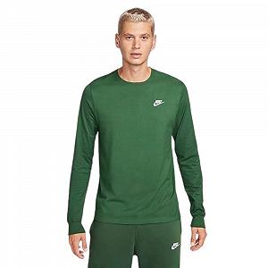 Лонгслів Nike Longsleeve Nsw Club Tee green L - Фото 1