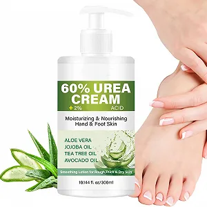 Крем для ног Urea с алоэ вера 60% мочевины 300 мл - Фото 1