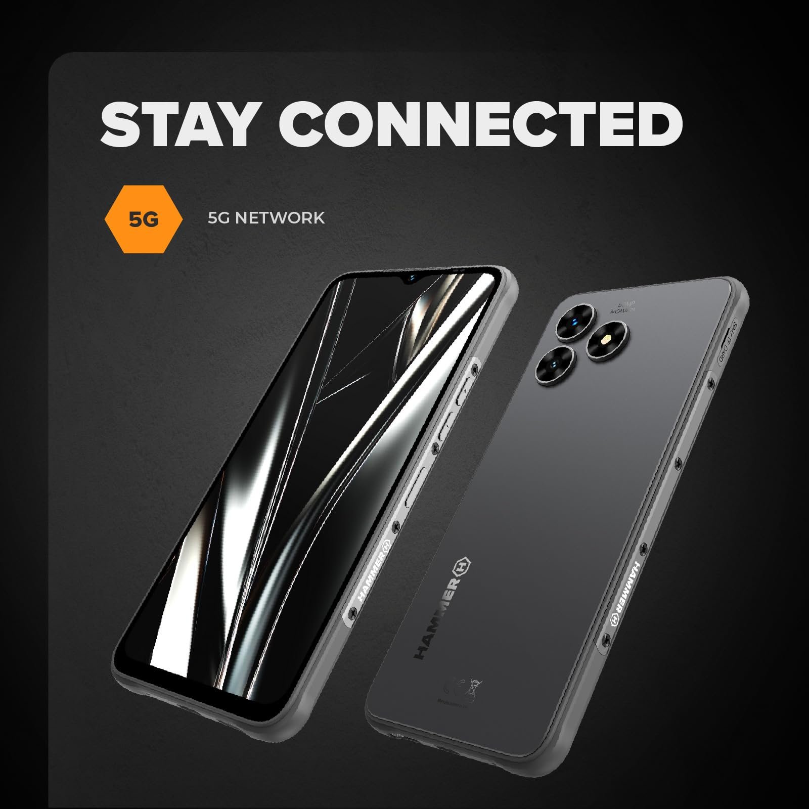 Смартфон Hammer Blade Va 5G IP69 6000 mAh 6,56" 8GB RAM 128GB Android 14, фото №8