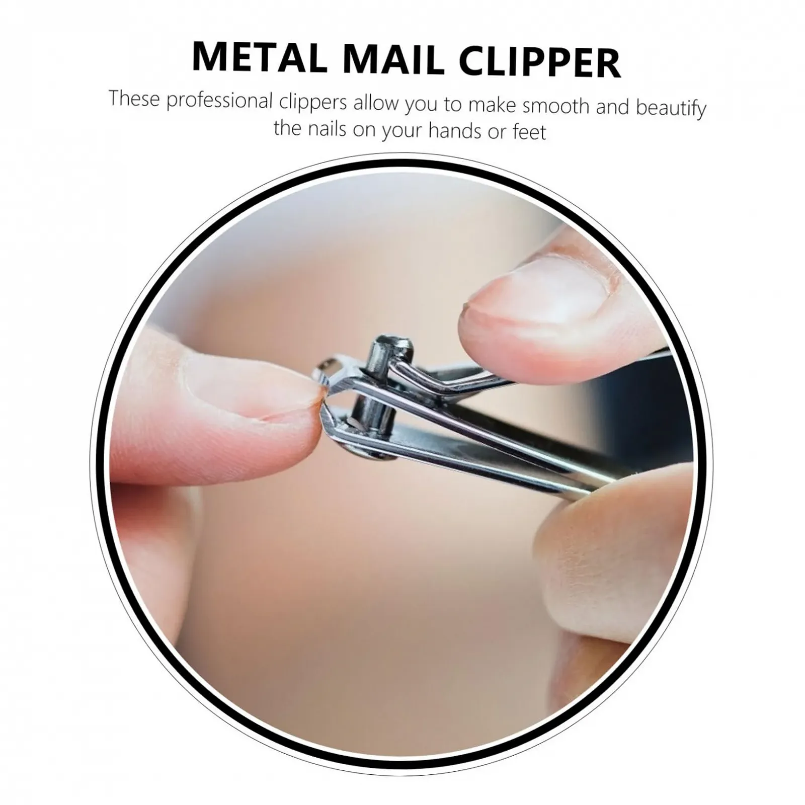 Кусачки для ногтей Beaupretty 20 шт. Брелок Кусачки для ногтей Металлические Кусачки для ногтей Маникюрные Кусачки для ногтей Кусачки для ухода за ногтями Серебряное покрытие, фото №2