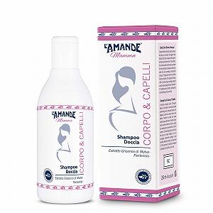 Гель-шампунь для душу L'Amande Linea Mamma для тіла та волосся 250 мл - Фото 1