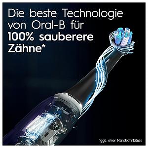 Электрическая зубная щетка Oral-B iO Series 10, 7 режимов чистки, iOSense, цветной дисплей, Cosmic Black synthetic.ua - Фото 1