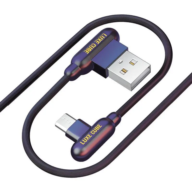 Кабель Luxe Cube Game USB-microUSB 1м черный 8886668686143, фото №1