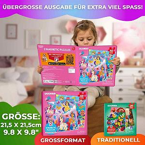 Магнитная игра QUOKKA Unicorns Mermaid 48 элементов synthetic.ua - Фото 1