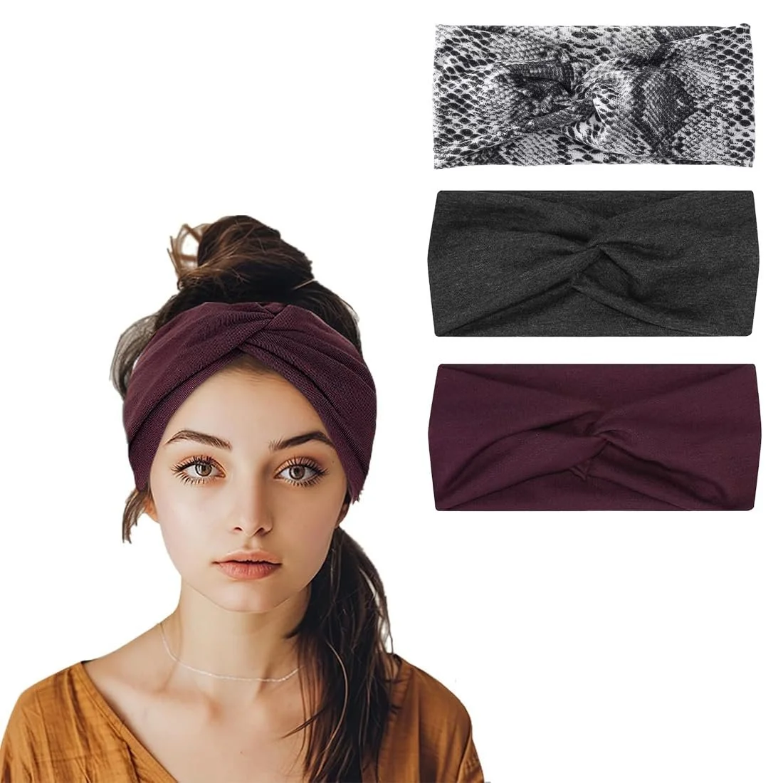 Набір пов'язок для волосся з бантом, фото №1