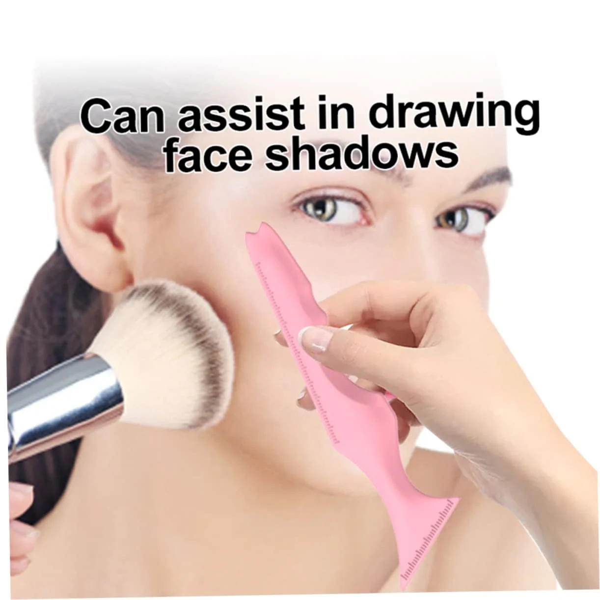 Инструмент для подводки глаз Ipetboom Набор из 6 предметов Разделитель для ресниц Инструмент для губной помады для девушек Силиконовые формы для подогрева ресниц Трафарет для бровей Силиконовые вспомогательные средства, фото №6