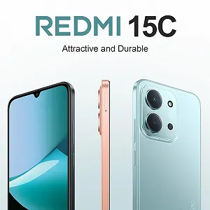 Смартфон XIAOMI Redmi 15C 6.9" 120Hz 6000mAh 4/128GB Mint Green synthetic.ua - Фото 1