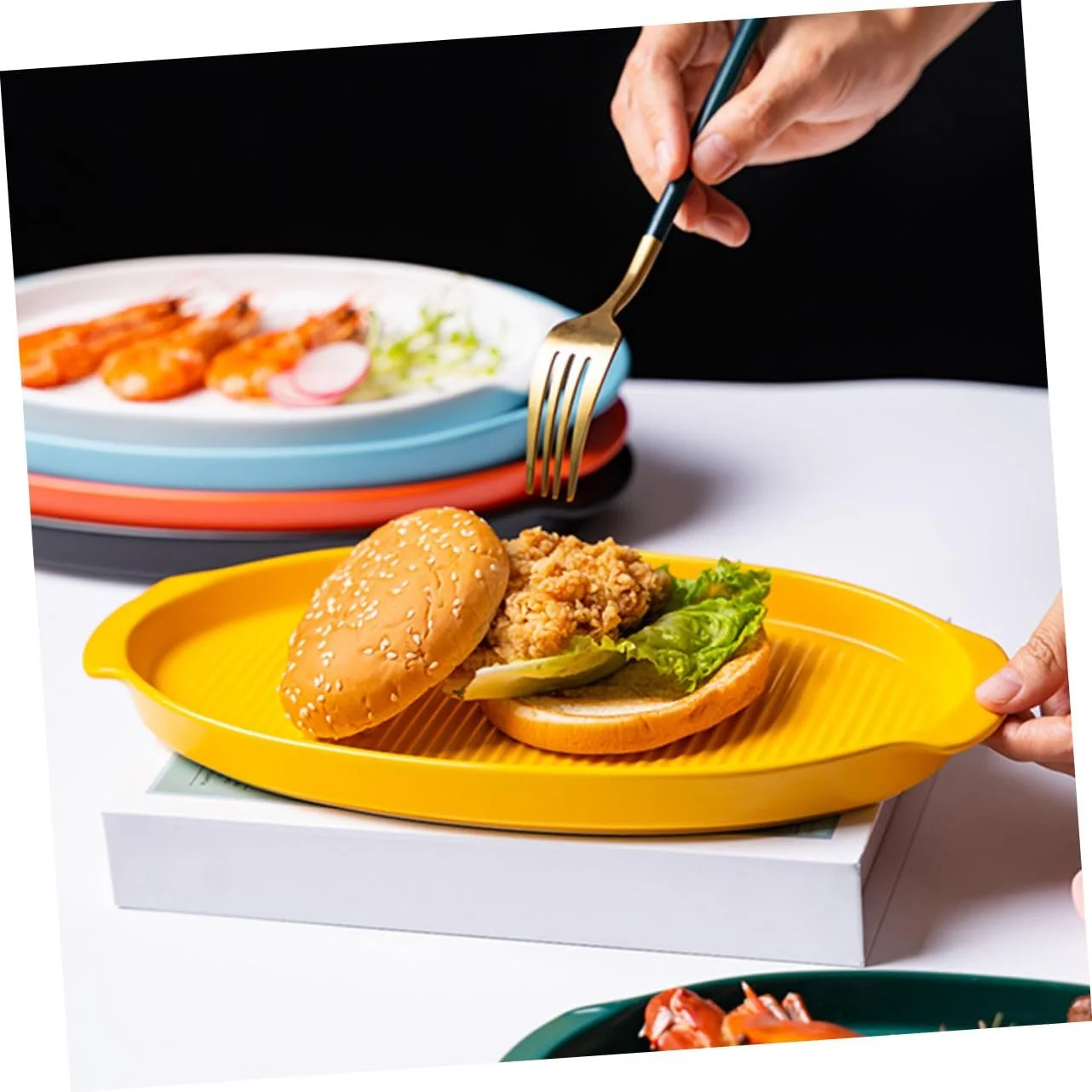 Форма для выпекания керамическая овальная с ручками термостойкая, фото №7