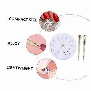 Набор Бриллианты для ногтей Кристалл Стразы для ногтей 3D дизайн ногтей synthetic.ua - Фото 1