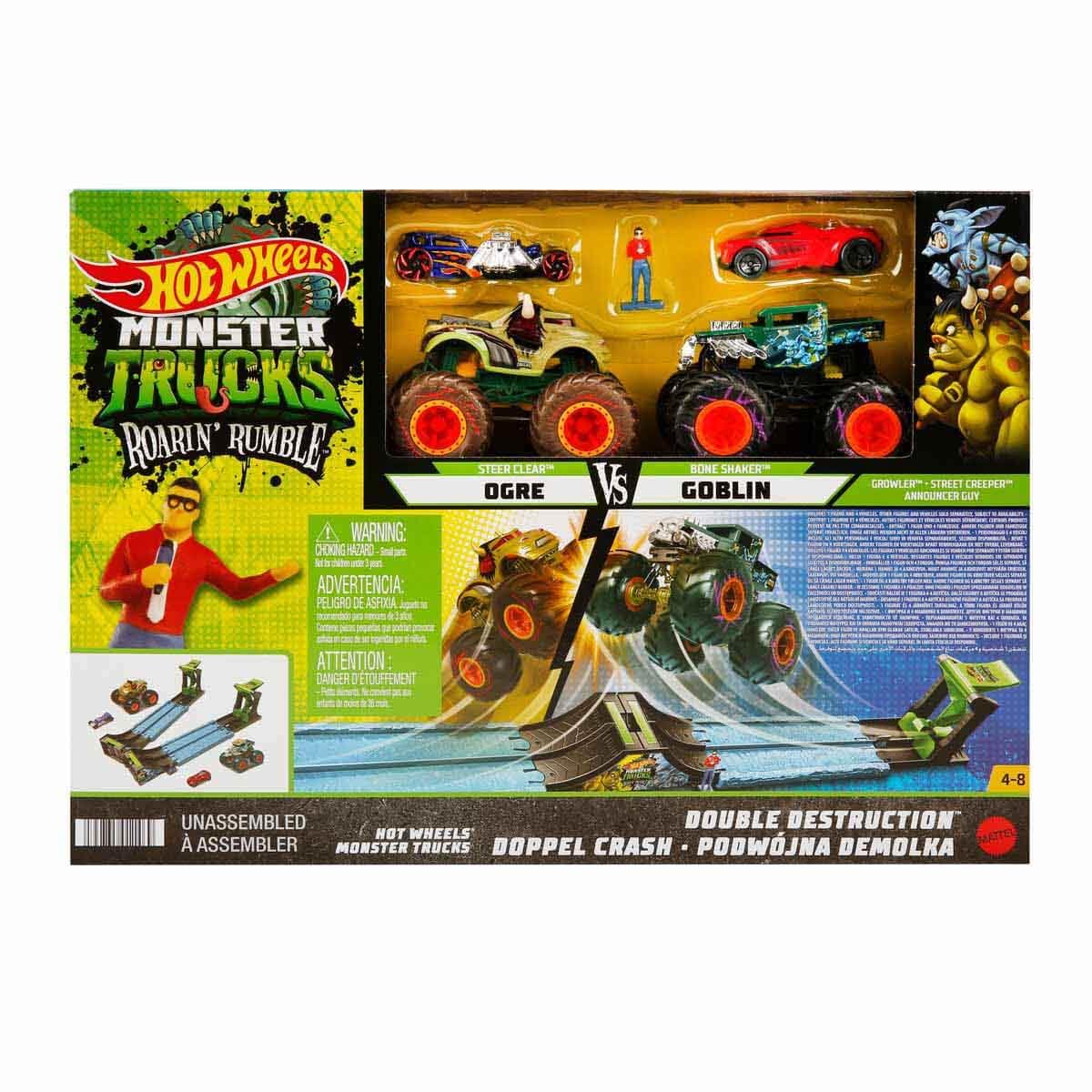 Игрушка Mattel Hot Wheels Monster Trucks Pista Roarin' Rumble HCJ77 разноцветный, фото №5 Игрушка Mattel Hot Wheels Monster Trucks Pista Roarin' Rumble HCJ77 разноцветный, фото №5