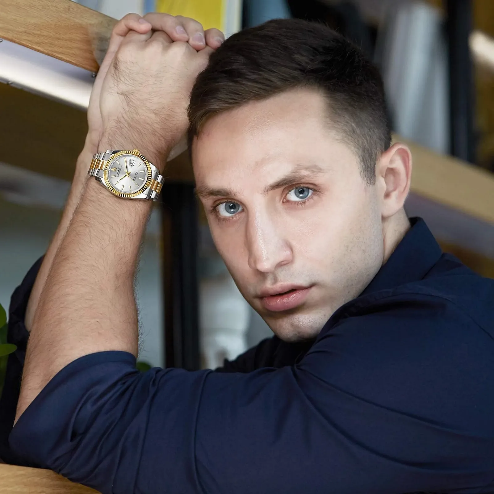 Классические часы BUREI DE-8002, фото №6