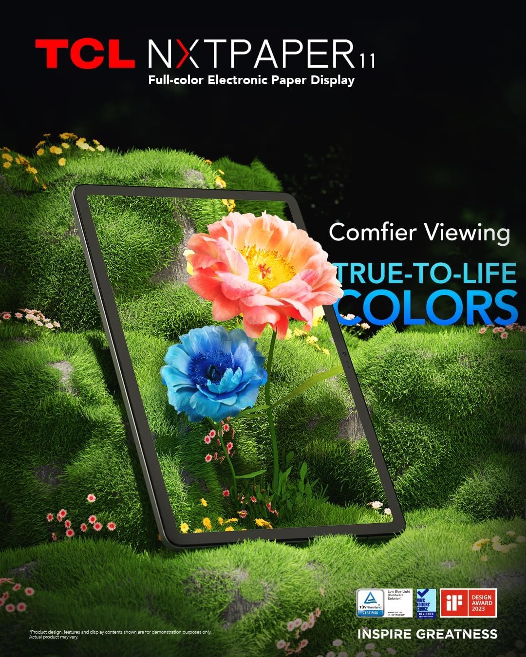 Планшет 10.95" Full HD+ TCL NXTPAPER 11 4+4/128Gb Android 13 8000 mAh Серый, фото №9