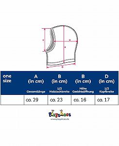 Флисовая зимняя шапка-шлем Unisex Playshoes - Фото 1