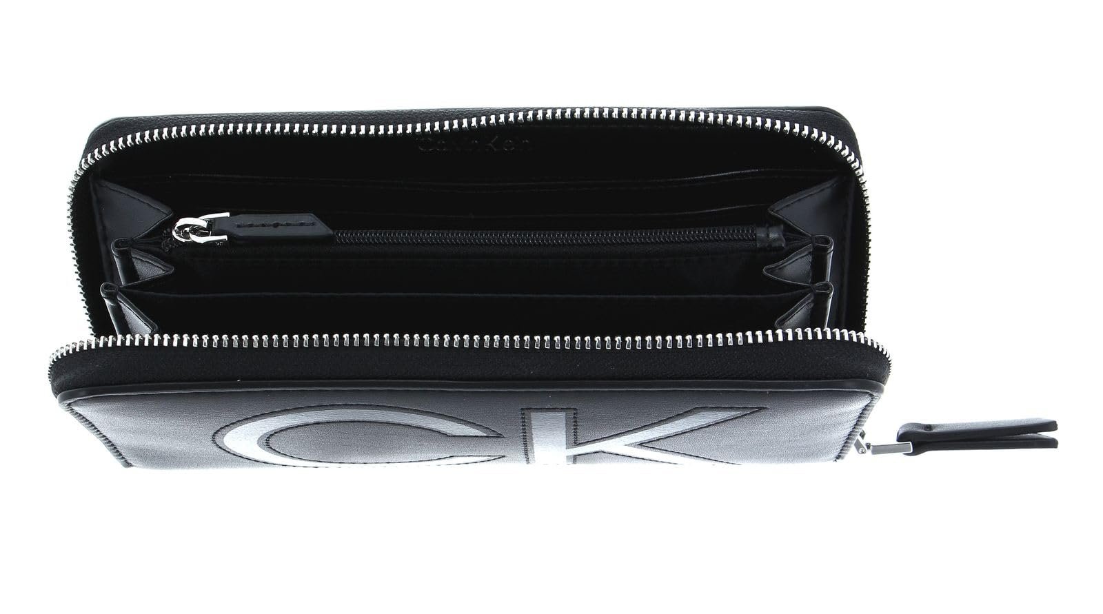Гаманець Calvin Klein CK Set Zip Around Wallet Large CK Black CK Black, фото №2