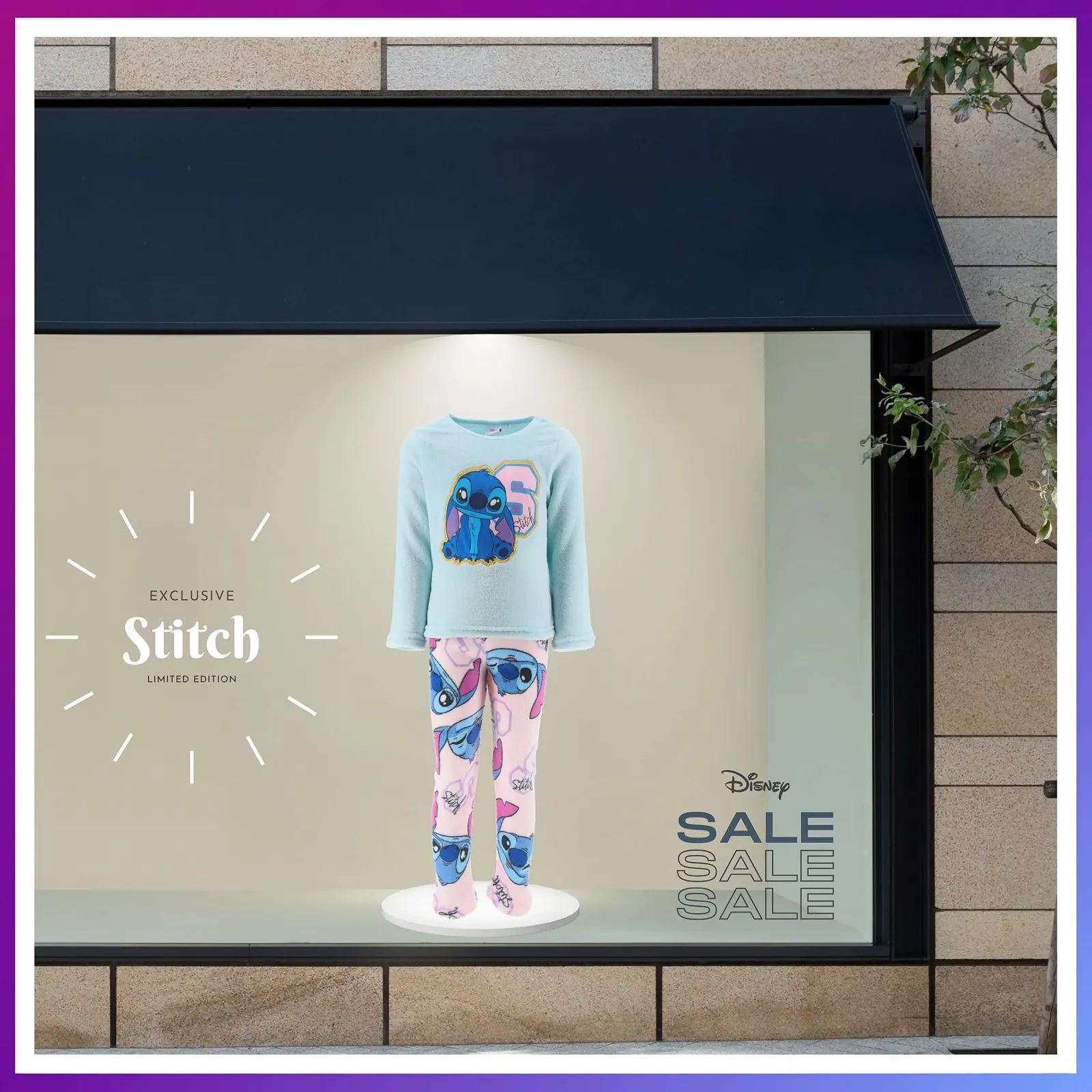 Піжама Disney Lilo and Stitch для дівчат, оксамитова футболка та довгі штани, фото №4 Піжама Disney Lilo and Stitch для дівчат, оксамитова футболка та довгі штани, фото №4