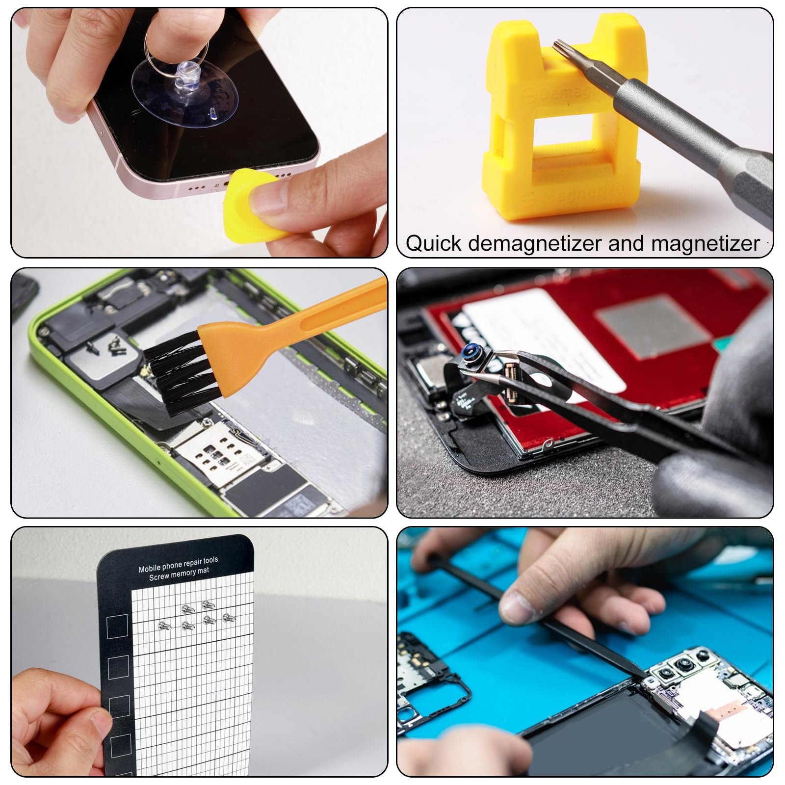 Набор отверток Mini 9 аксессуаров с прецизионными отвертками Torx T5 T6 T8 T9 T10, фото №5