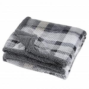 Одеяло Флисовое Baroni Home Мягкое Серое 130 x 160 см - Фото 1