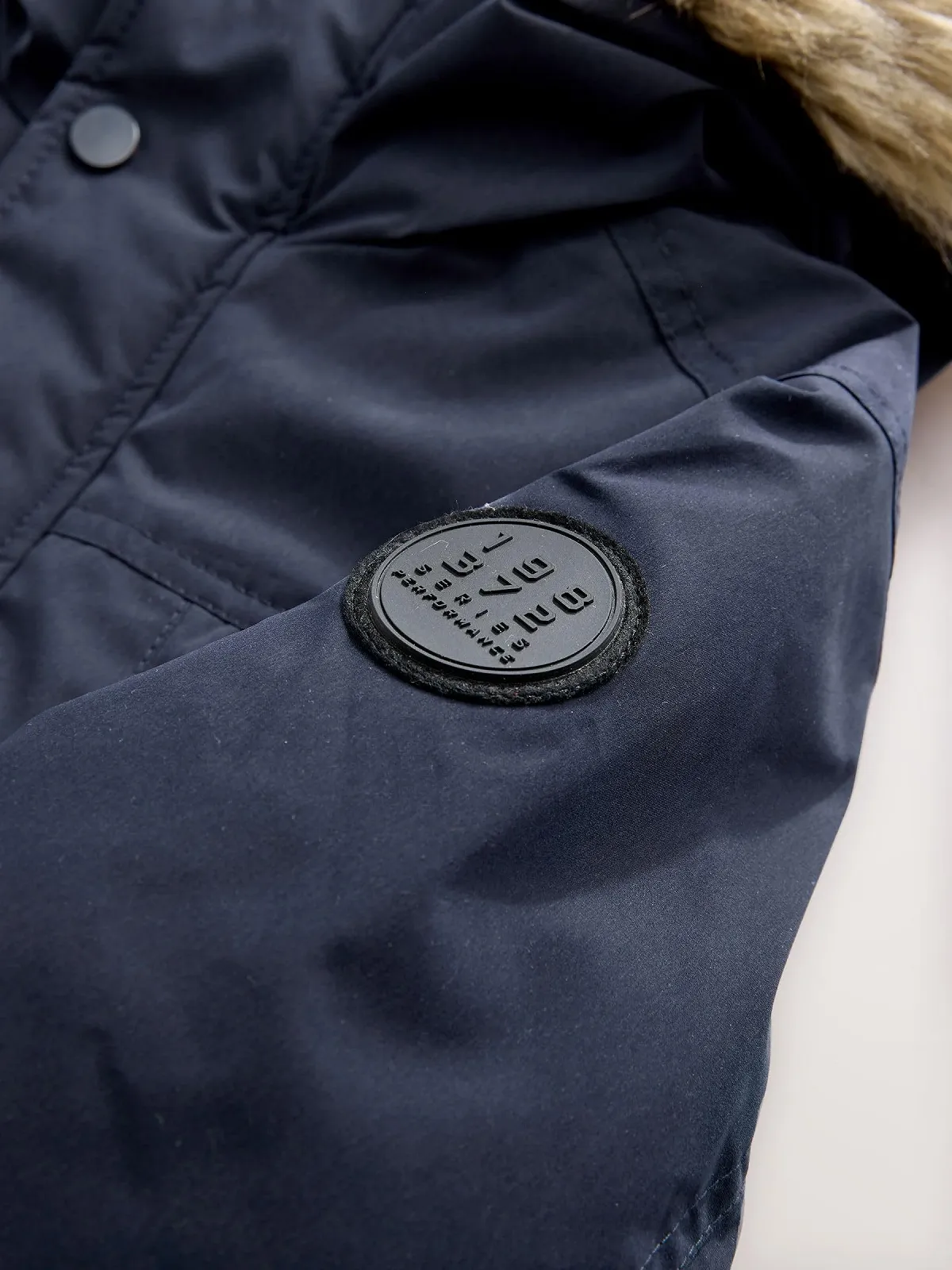 Парка Next для хлопчиків, водовідштовхувальна, утеплена, з штучним хутром, фото №6