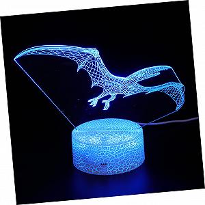 Настольная лампа Hoement Dinosaur LED USB synthetic.ua - Фото 1