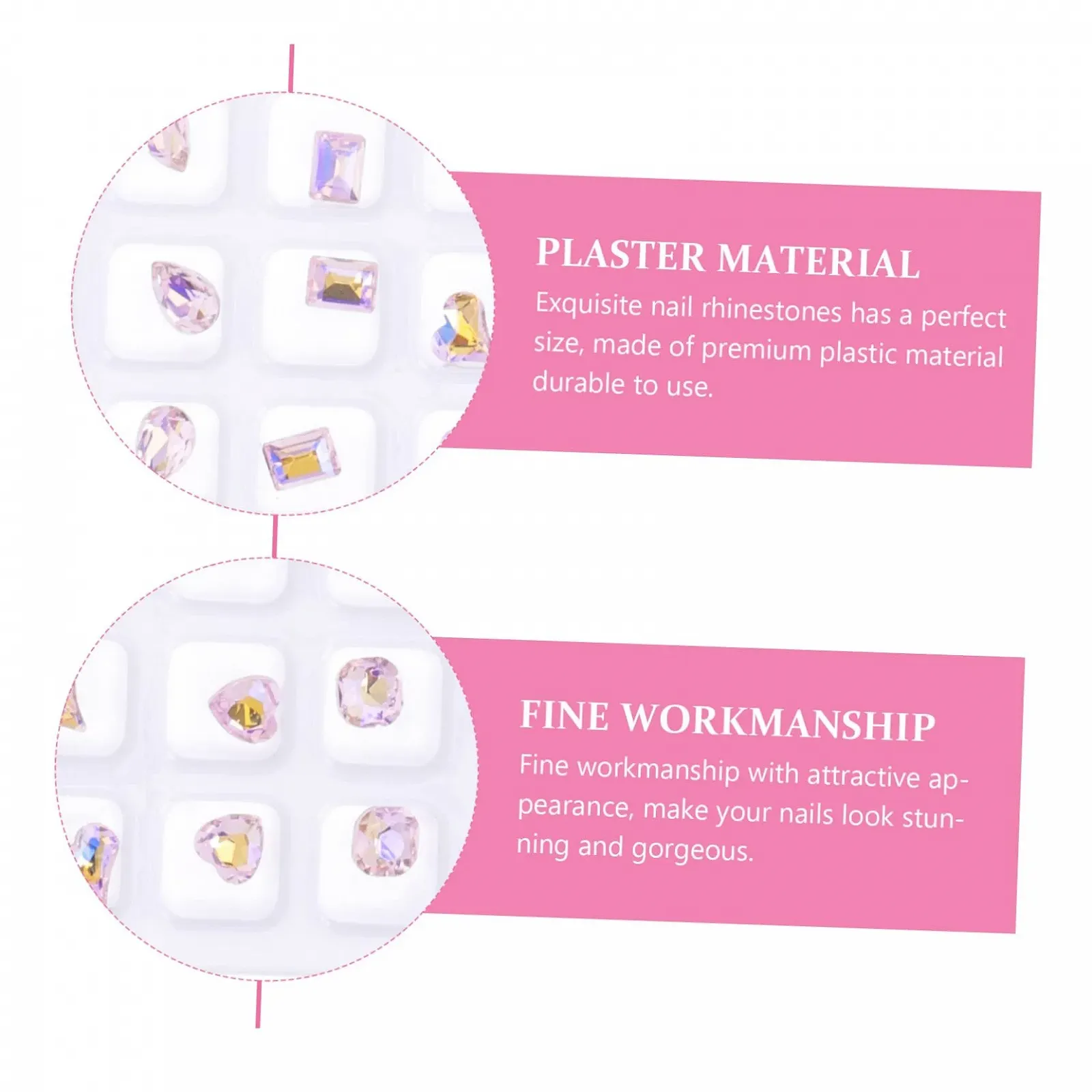 Стрази Healeved, 200 шт, різних форм, фото №8