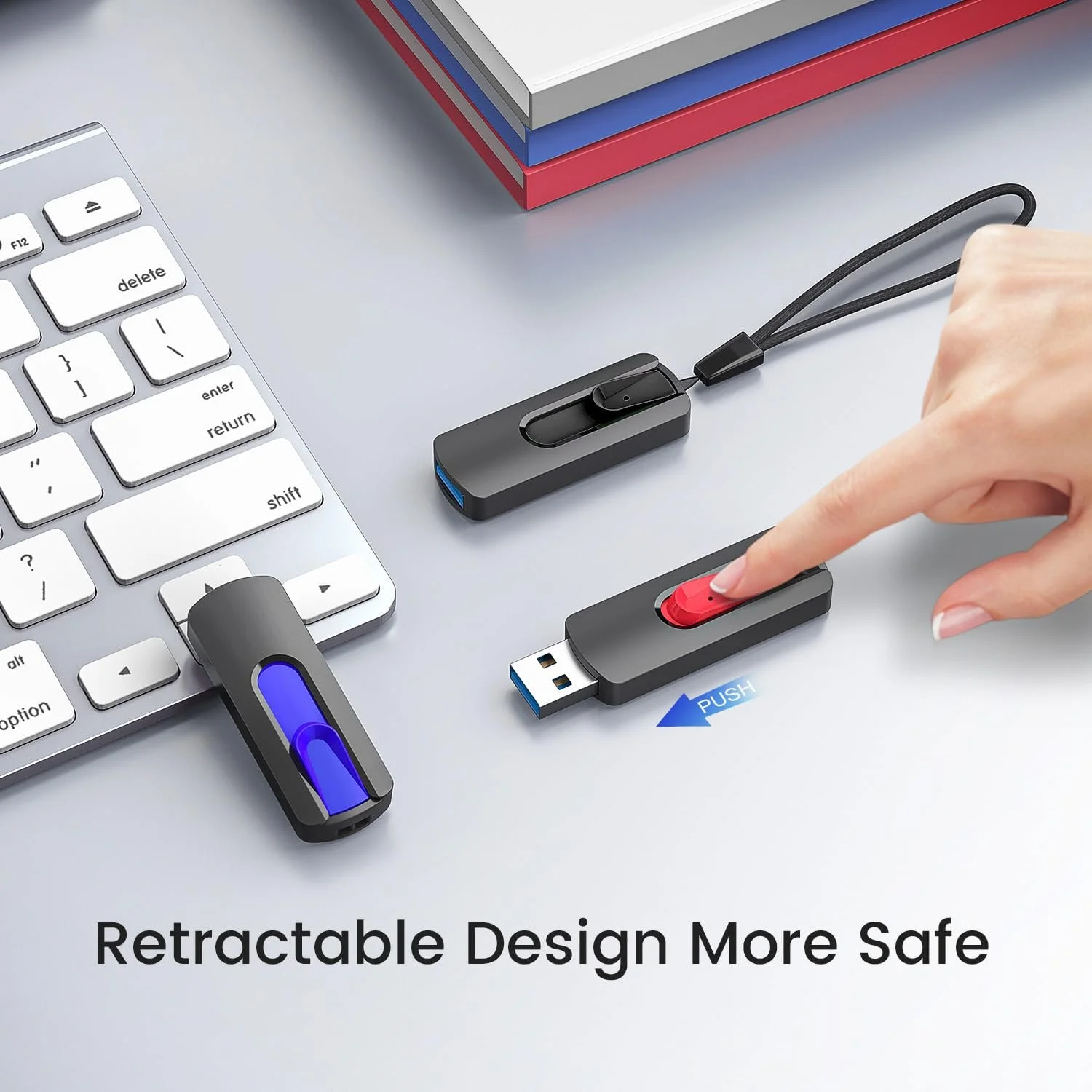 USB-накопичувачі Vansuny 64 GB USB 3.0 3 шт. Висувні, фото №6