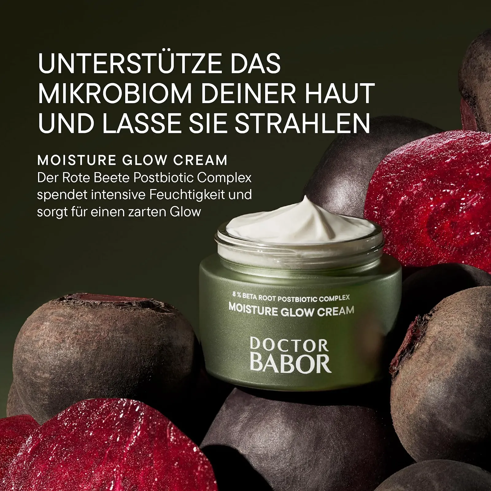 Зволожувальний крем DOCTOR BABOR Microbiomic Moisture Glow Cream 50 мл веганський з гіалуроновою кислотою, фото №2