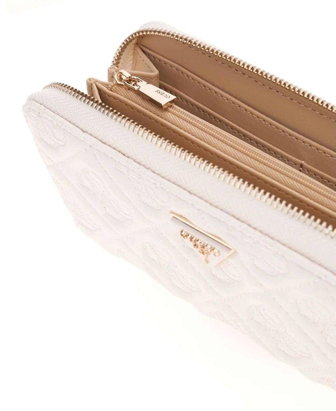 Кошелек GUESS Adelasia SLG Zip Around L Cream White, фото №2