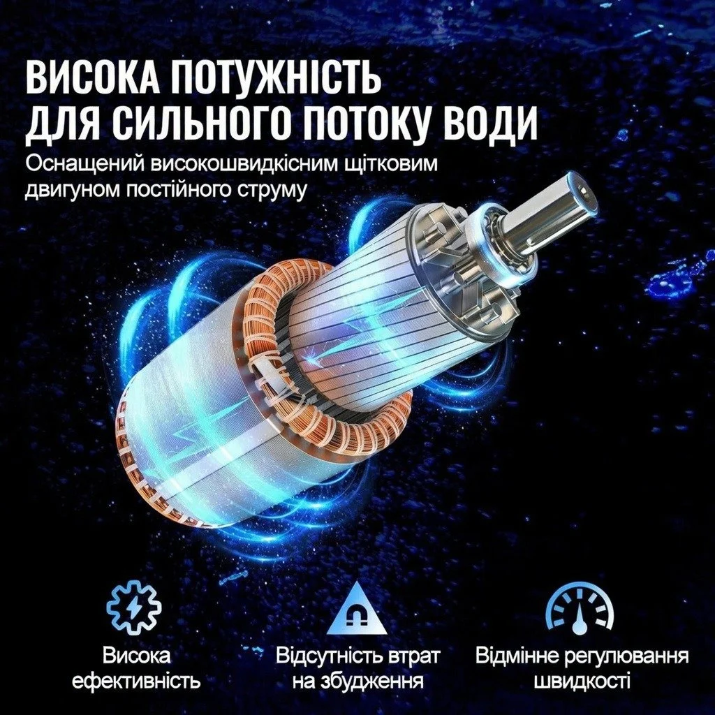 Глибинний водяний насос VEVOR 24В 227Вт Срібний, фото №4