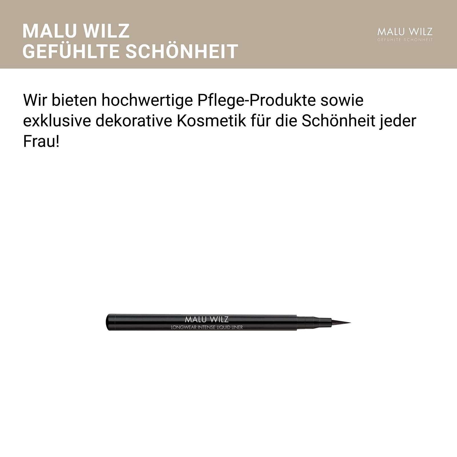 Підводка для очей Malu Wilz Longwear Intense Liquid Liner, Чорний, фото №2 Підводка для очей Malu Wilz Longwear Intense Liquid Liner, Чорний, фото №2