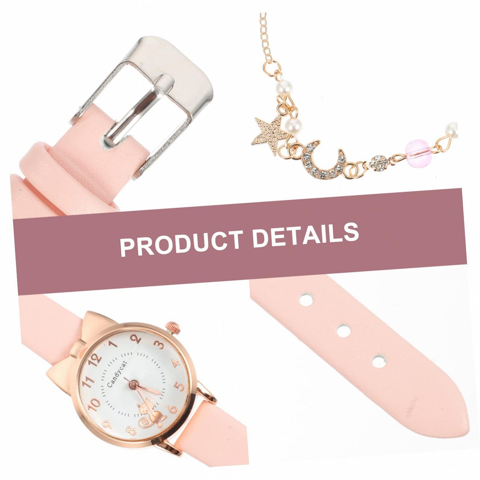 Часы-браслет LIFKOME Cute Cat Moon для женщин, розовое стекло, фото №8 Часы-браслет LIFKOME Cute Cat Moon для женщин, розовое стекло, фото №8
