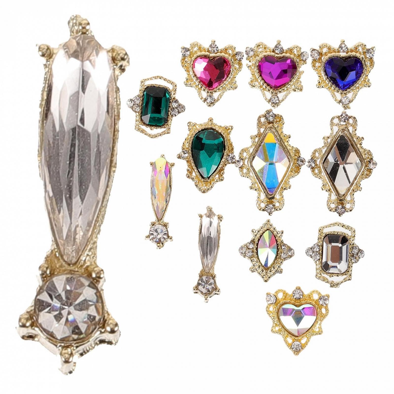 Набор украшений для ногтей Любовь, винтажные стразы для акриловых ногтей, драгоценные камни для ногтей, стразы и шармы, полный набор, фото №1 Набор украшений для ногтей Любовь, винтажные стразы для акриловых ногтей, драгоценные камни для ногтей, стразы и шармы, полный набор, фото №1