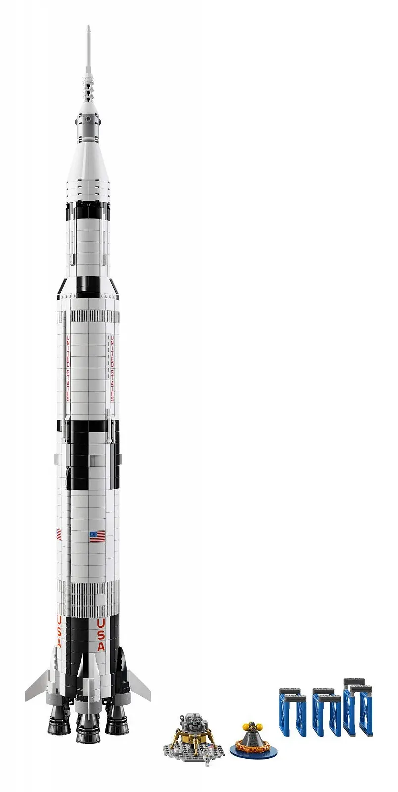 Конструктор LEGO Ideas NASA Apollo Saturn V 21309, 1969 деталей, фото №2