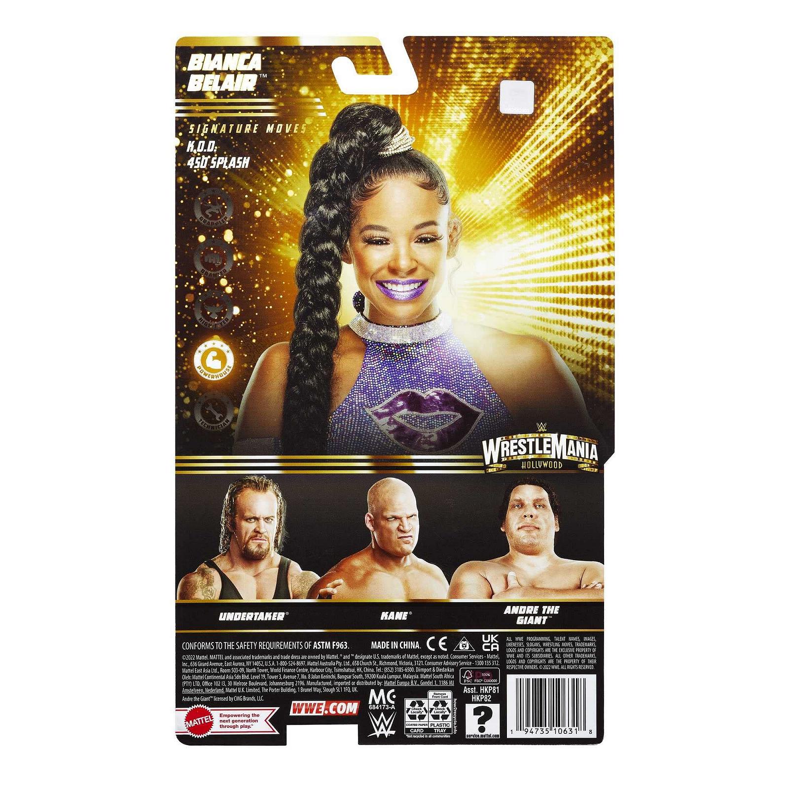 Фигурка Бьянка Белер WWE HKP82 Basic WrestleMania, 15 см, фото №6