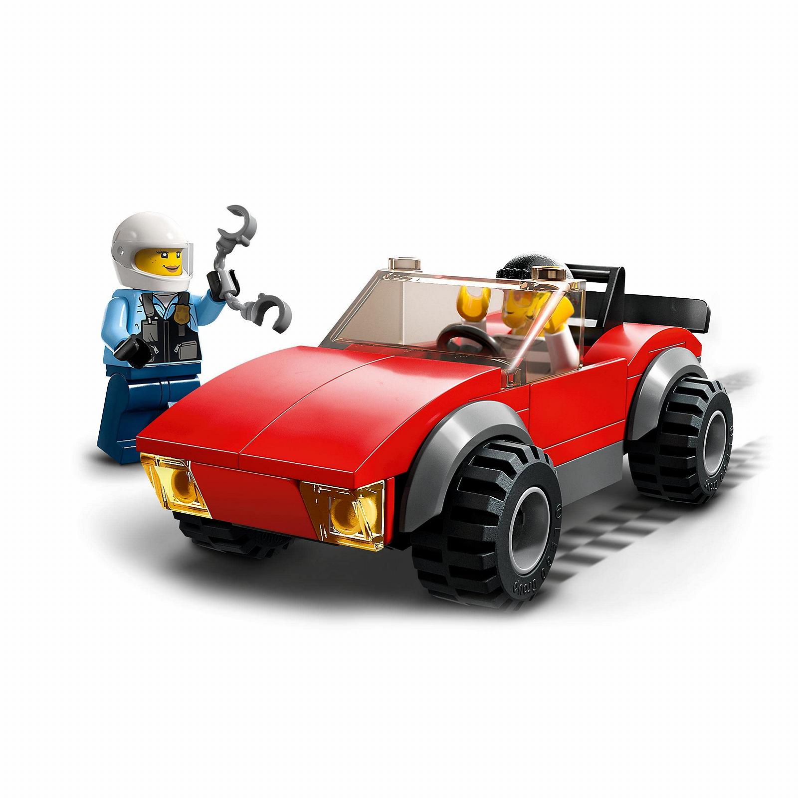 Конструктор LEGO City Police Chase з поліцейським мотоциклом, фото №3