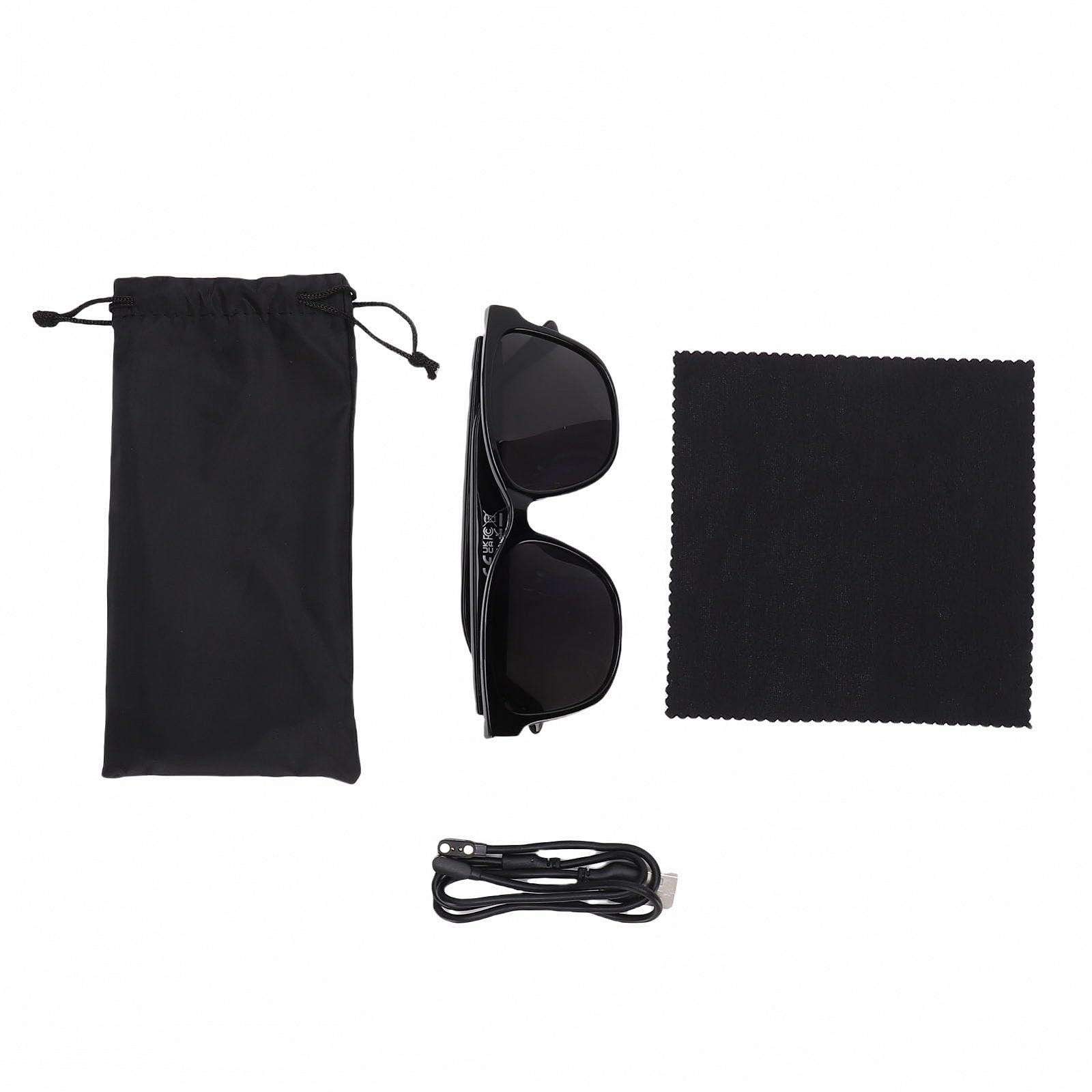 Смарт-очки AI Bewinner, очки для перевода в реальном времени на 100 языков, открытый звук с микрофоном и динамиками, Bluetooth поляризованные солнцезащитные очки для музыкальных звонков, путешествий и бизнеса, фото №9