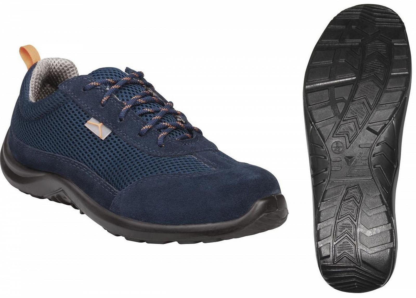 Кроссовки Deltaplus COMOSPBL40, замша, вставки из сетки, S1P Src, темно-синий, размер 40, фото №2