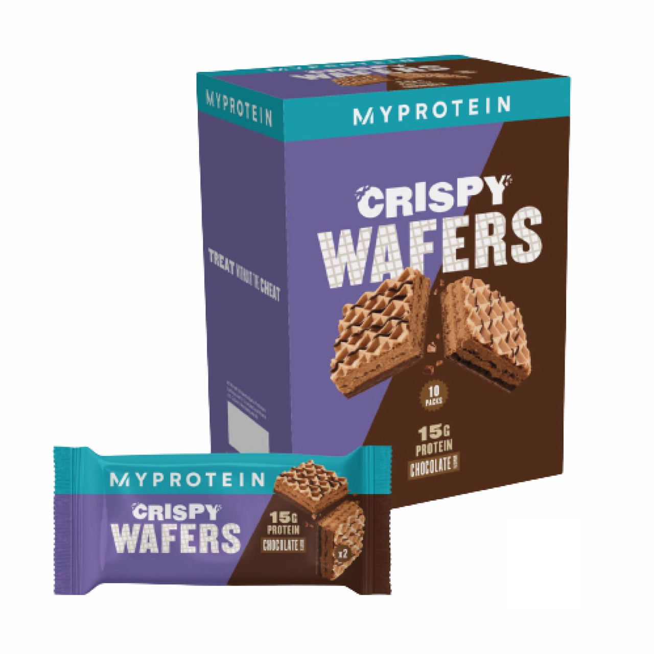 Crispy Wafers 10x42g Chocolate, фото №1