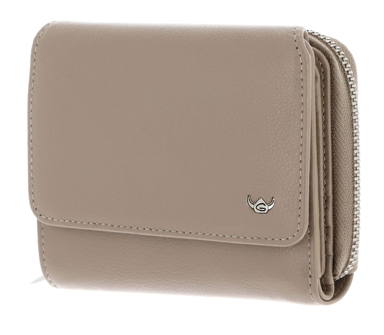 Кошелек на молнии Golden Head Madrid RFID Protect Taupe, Taupe, стандартный размер, фото №1