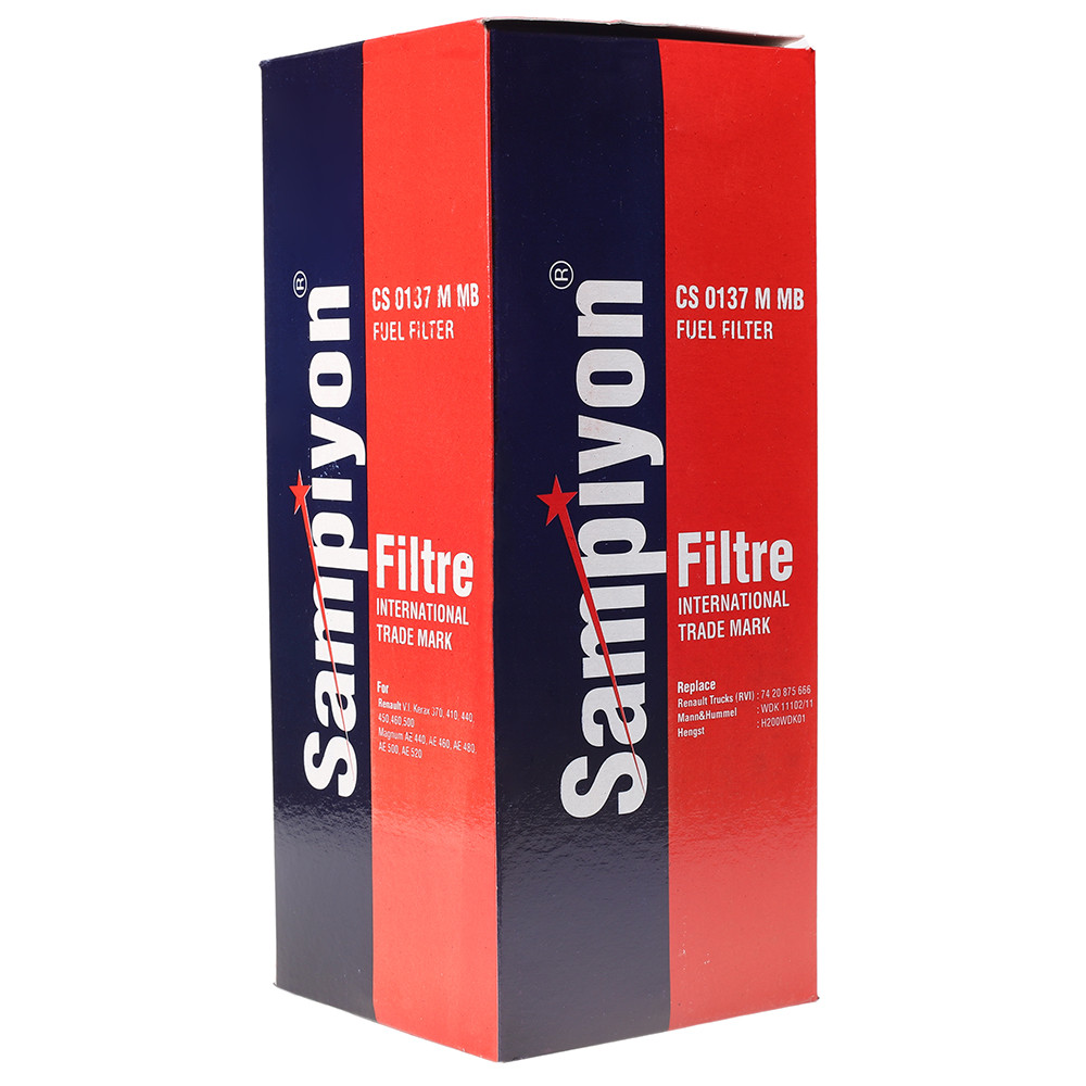 Фильтр топливный RVI VOLVO TRUCK пр-во SAMPIYON CS 0137 M MB KC300, фото №2