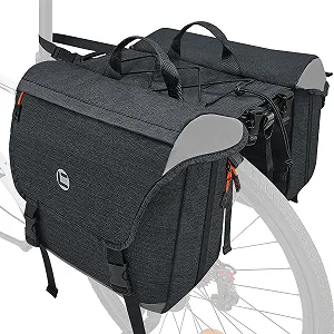 Велосумка на багажник WOTOW 35L Black - Фото 1