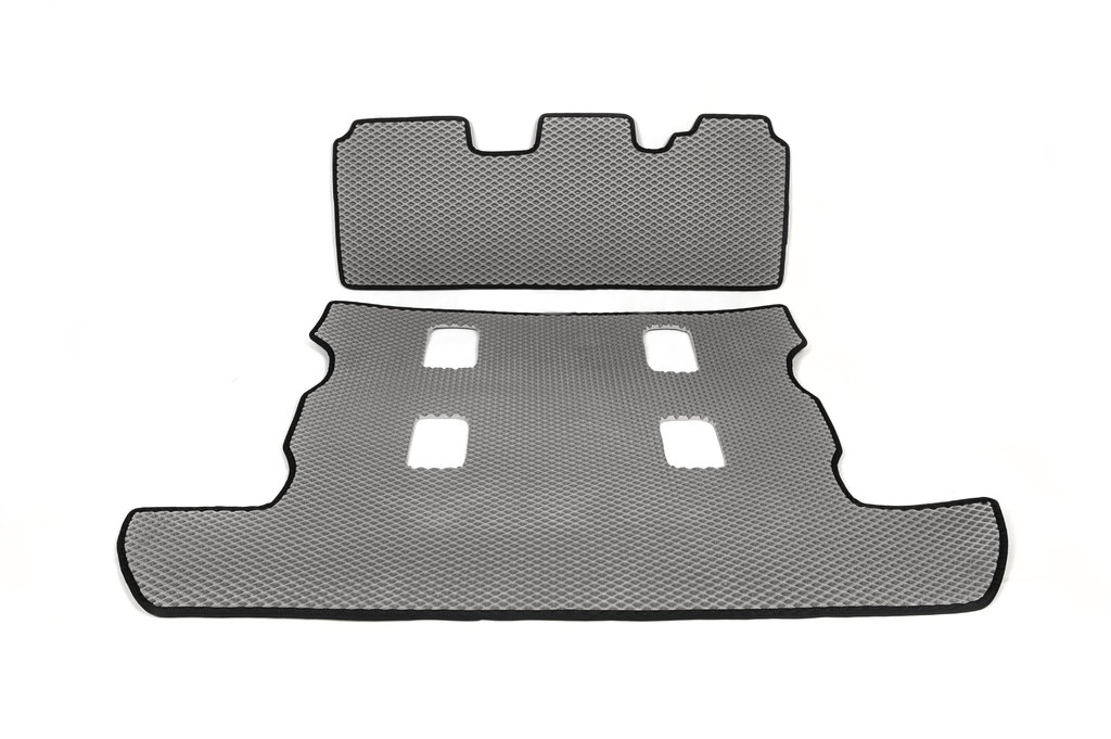 Коврик багажника 2 шт EVA 7 мест серый для Toyota Land Cruiser 200, фото №1 Коврик багажника 2 шт EVA 7 мест серый для Toyota Land Cruiser 200, фото №1