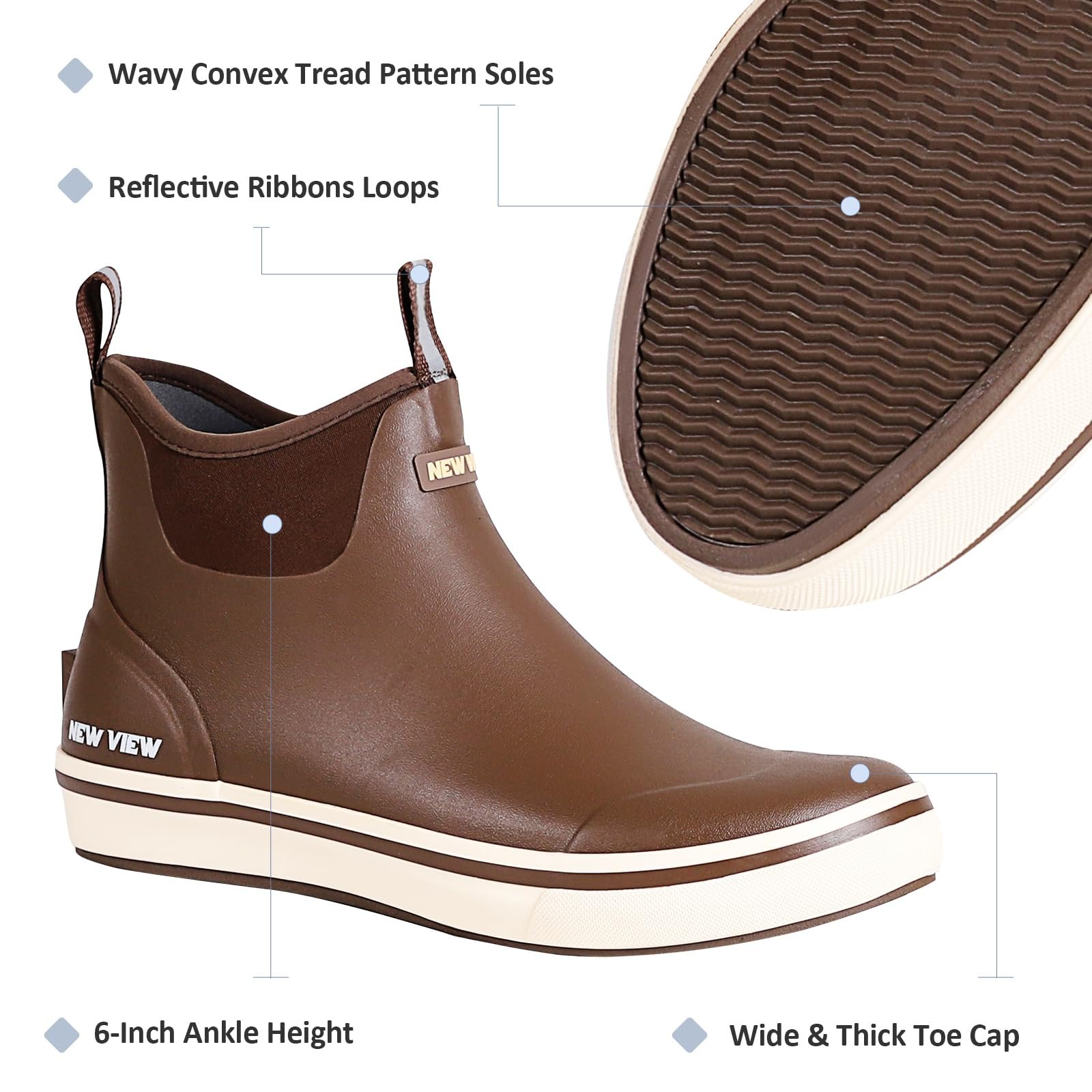 Чоботи Deck New View Ankle High 6 Inch для чоловіків, фото №3