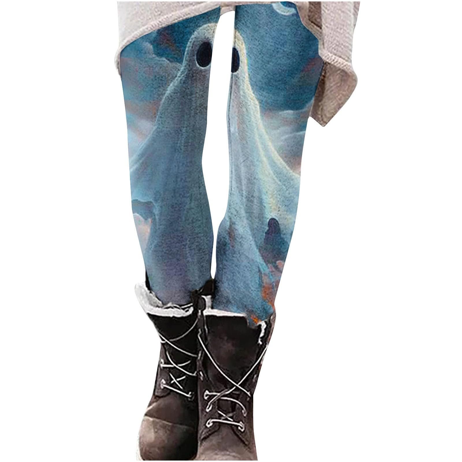 Легінси Generisch Halloween Shaping Sports Trousers Skinny Pants Costume Dia De Los Muertos 146, фото №1