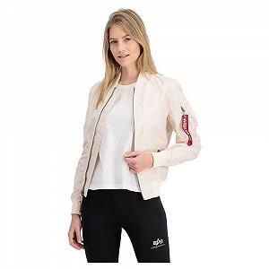 Бомбер ALPHA INDUSTRIES MA-1 TT Wmn Женская Куртка Бледно-Персиковый - Фото 1
